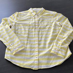 Yellow Striped Button Down